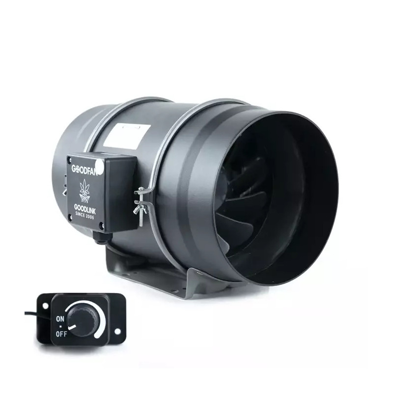 Wentylator kanałowy GOOD FAN 850m3/h 200mm + potencjometr Wentylator kanałowy GOOD FAN 850m3/h 200mm + potencjometr