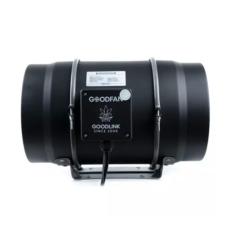 Wentylator kanałowy GOOD FAN 850m3/h 200mm + potencjometr Wentylator kanałowy GOOD FAN 850m3/h 200mm + potencjometr
