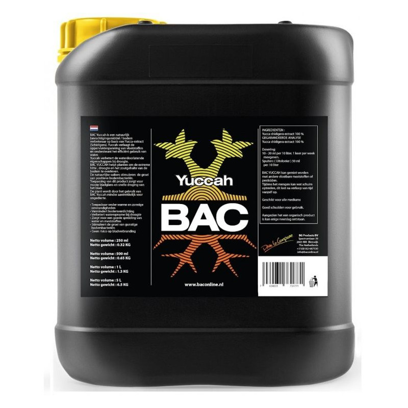 Nawóz BAC YUCCAH 5L Stymulator GLEBY Nawóz BAC YUCCAH 5L Stymulator GLEBY