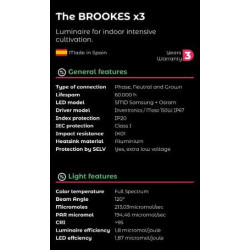 Grow The Jungle The Brookes 3x 35W (105W) Linear Lampa listwa LED Grow