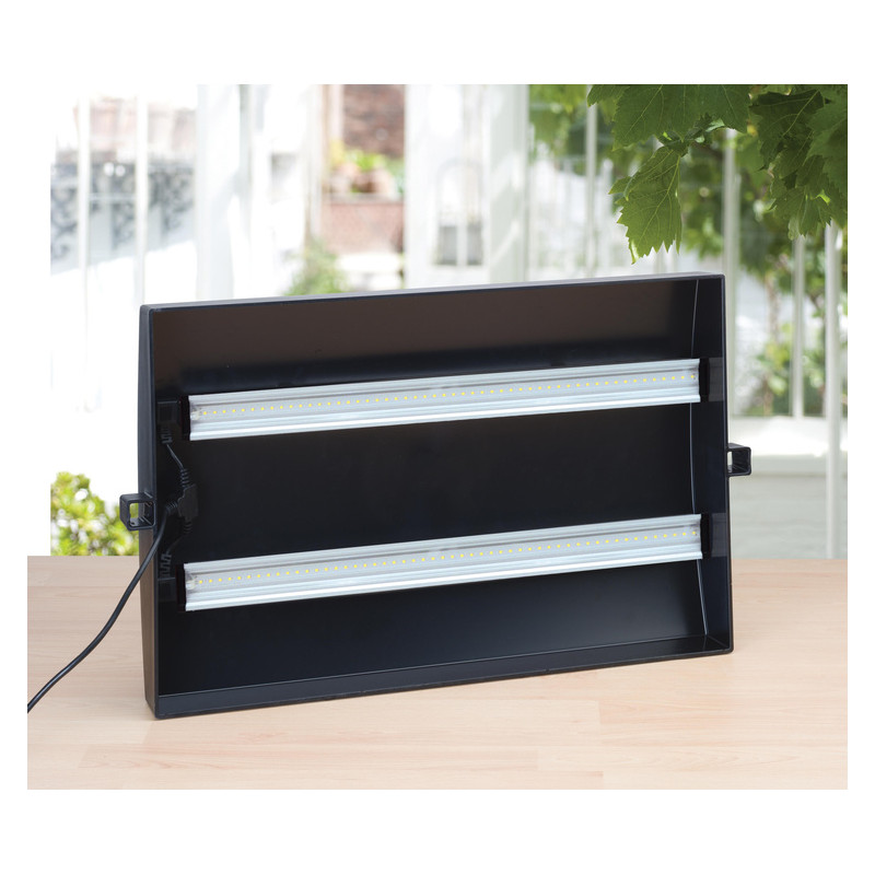 Garland Grow Light Garden - Duży Zielnik z Oświetleniem LED 32W Czarny 62x40x47cm Garland Grow Light Garden - Duży Zielnik z Oświetleniem LED 32W Czarny 62x40x47cm