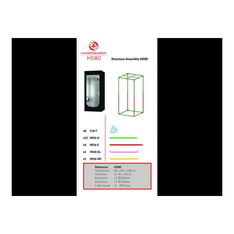 Secret Jardin Hydro Shoot 80 v.2.0 - 80x80x180