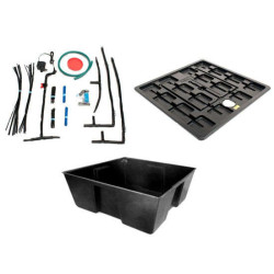 System hydroponiczny WILMA SMALL WIDE 10 x 6L - 120x60xh20cm