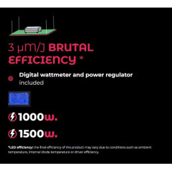 Grow The Jungle The Eagle Nemesis Dimmable 1000W Lampa LED grow / zamiennik HPS 2000W Grow The Jungle The Eagle Nemesis Dimmable 1000W Lampa LED grow / zamiennik HPS 2000W