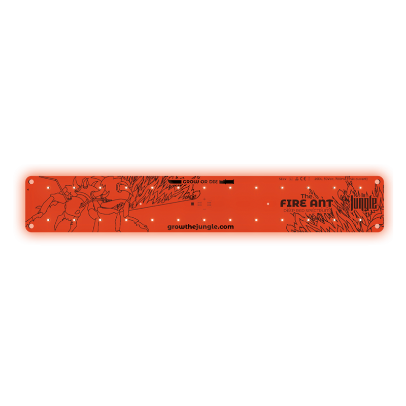 Grow The Jungle The Fire Ant DR+FR 20W Lampa LED na kwitnienie - RED BOOSTER 660nm+730nm Grow The Jungle The Fire Ant DR+FR 20W Lampa LED na kwitnienie - RED BOOSTER 660nm+730nm