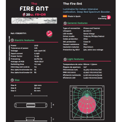 Grow The Jungle The Fire Ant DR+FR 20W Lampa LED na kwitnienie - RED BOOSTER 660nm+730nm Grow The Jungle The Fire Ant DR+FR 20W Lampa LED na kwitnienie - RED BOOSTER 660nm+730nm