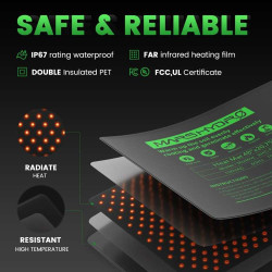 Mars Hydro Heating Mat 122 x 53cm 105W - mata grzewcza z termostatem do propagacji Mars Hydro Heating Mat 122 x 53cm 105W - mata grzewcza z termostatem do propagacji