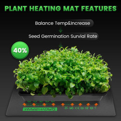 Mars Hydro Heating Mat 122 x 53cm 105W - mata grzewcza z termostatem do propagacji Mars Hydro Heating Mat 122 x 53cm 105W - mata grzewcza z termostatem do propagacji