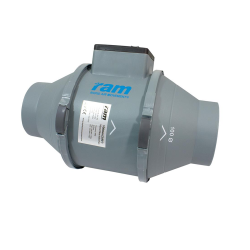 Wentylator RAM Mixed-Flow 125mm dwubiegowy 284m3/h