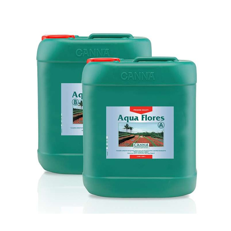Nawóz Canna Aqua Flores 2x10L - na kwitnienie do uprawy hydroponicznej Nawóz Canna Aqua Flores 2x10L - na kwitnienie do uprawy hydroponicznej