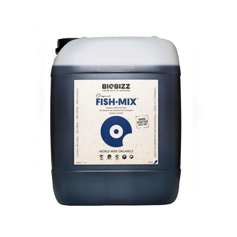 Nawóz Biobizz Fish Mix 10L - organiczny nawóz podnoszący jakość ziemi