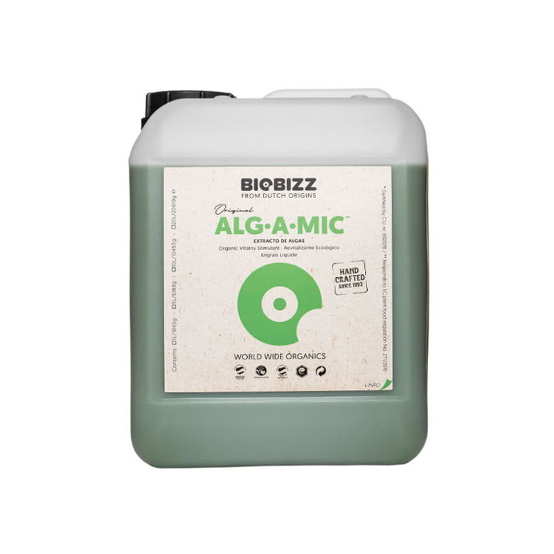 Nawóz Biobizz ALG-A-MIC 5L – stymulator witaminowy na bazie wodorostów Nawóz Biobizz ALG-A-MIC 5L – stymulator witaminowy na bazie wodorostów