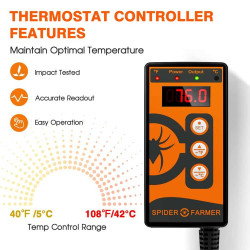 Spider Farmer Heating Mat 52 x 25cm 20W - mata grzewcza z termostatem do propagacji Spider Farmer Heating Mat 52 x 25cm 20W - mata grzewcza z termostatem do propagacji