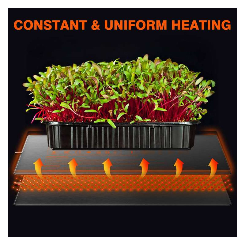 Spider Farmer Heating Mat 52 x 25cm 20W - mata grzewcza z termostatem do propagacji Spider Farmer Heating Mat 52 x 25cm 20W - mata grzewcza z termostatem do propagacji