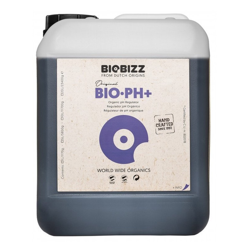 BioBizz ph plus 5L | Organiczny regulator na wzrost pH BioBizz ph plus 5L | Organiczny regulator na wzrost pH