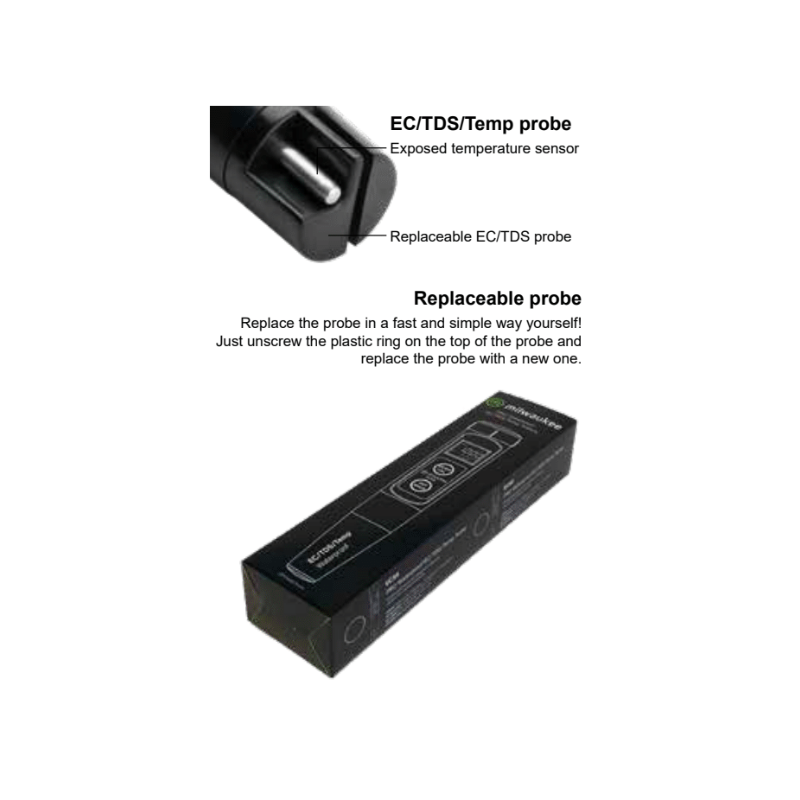 Milwaukee EC60 PRO miernik tester przewodności EC (konduktometr TDS/EC) Milwaukee EC60 PRO miernik tester przewodności EC (konduktometr TDS/EC)