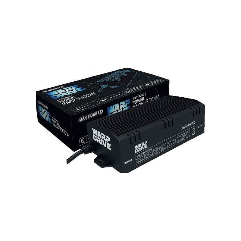 Maxibright 600W Warp Drive Electronic HPS Ballast - zasilacz elektroniczny do lamp sodowych
