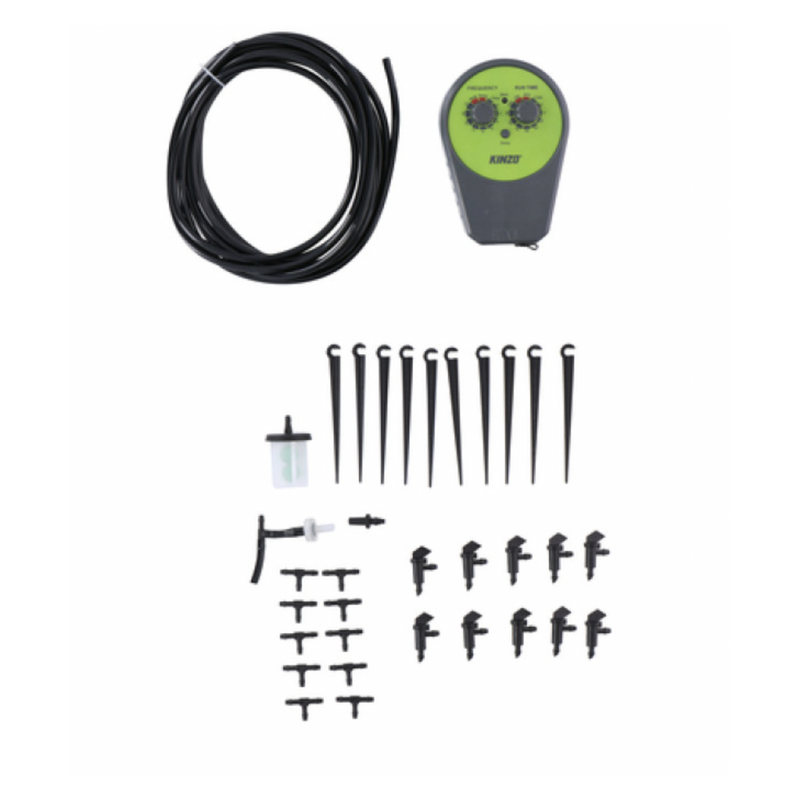 Kinzo Garden Pot Watering Kit - automatyczny system nawadniania do 10 roślin Kinzo Garden Pot Watering Kit - automatyczny system nawadniania do 10 roślin