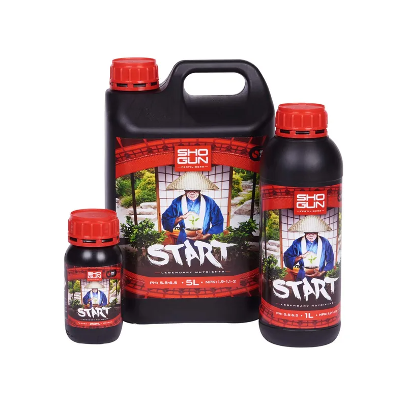 Nawóz Shogun Fertilisers Start 5l - na początkową fazę wzrostu roślin Nawóz Shogun Fertilisers Start 5l - na początkową fazę wzrostu roślin