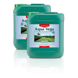 Nawóz Canna Aqua Vega 2x5L - na wzrost do uprawy hydroponicznej