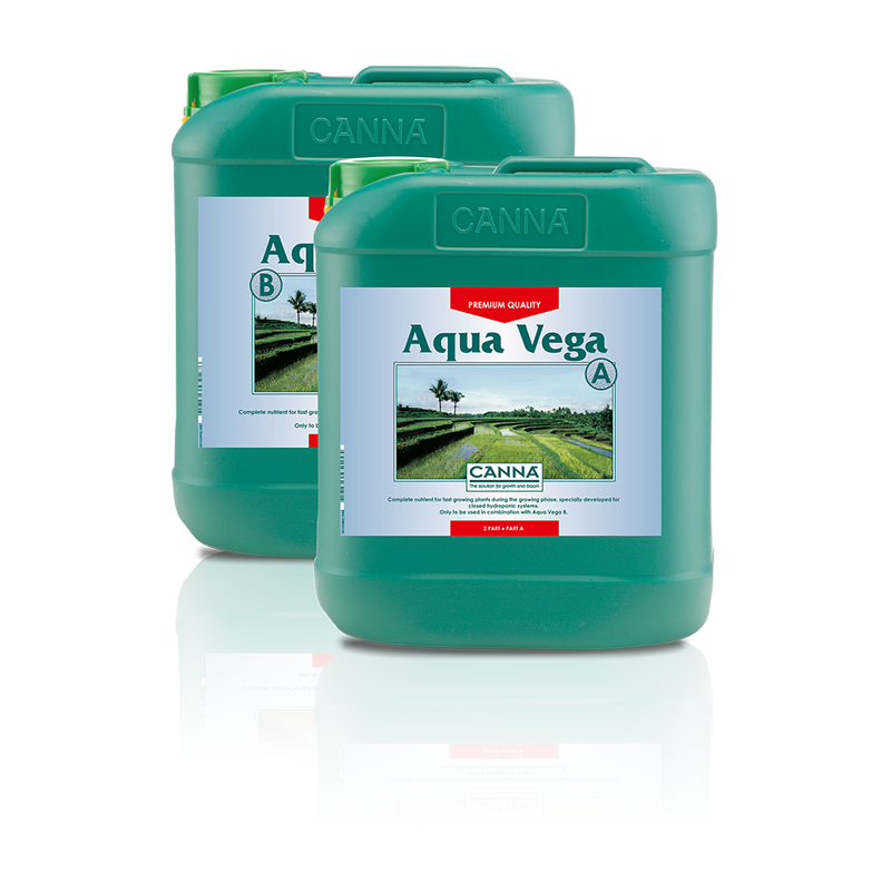Nawóz Canna Aqua Vega 2x5L - na wzrost do uprawy hydroponicznej Nawóz Canna Aqua Vega 2x5L - na wzrost do uprawy hydroponicznej