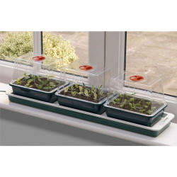 Propagator elektryczny podgrzewany Garland TRIPLE TOP - 3 szklarenki wentylowane 76x18,5x20,5cm
