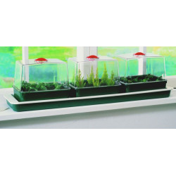 Propagator elektryczny podgrzewany Garland TRIPLE TOP - 3 szklarenki wentylowane 76x18,5x20,5cm