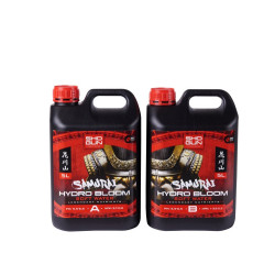 Nawóz Shogun Fertilisers Samurai Hydro Bloom Soft Water 2x5L (A&B) - na kwitnienie do hydroponiki | Woda miękka