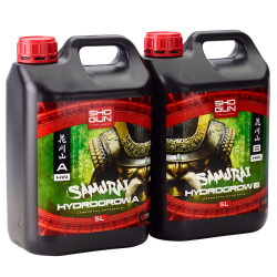 Nawóz Shogun Fertilisers Samurai Hydro Grow Hard Water 2x5L (A&B) - na wzrost do hydroponiki | Woda twarda Nawóz Shogun Fertilisers Samurai Hydro Grow Hard Water 2x5L (A&B) - na wzrost do hydroponiki | Woda twarda