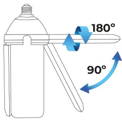 Żarówka LED Agrolite 430 E27 120W -- nowość, zamiennik lampy CFL! pokrycie 60x60cm