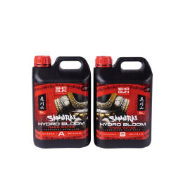 Nawóz Shogun Fertilisers Samurai Hydro Bloom Hard Water 2x5L (A&B) - na kwitnienie do hydroponiki | Woda twarda