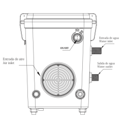 Profesjonalny przemysłowy nawilżacz Neptune Hydroponics Monzón 120L/dzień | 20-60m2