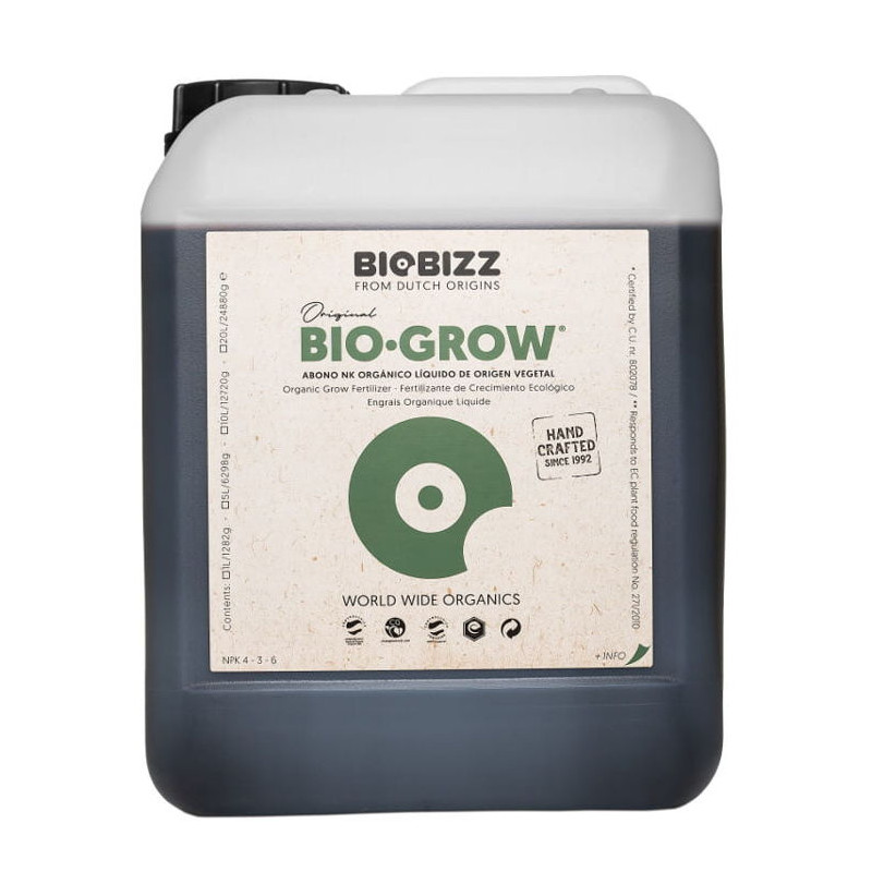 Nawóz Biobizz Bio Grow 5L – organiczny nawóz na fazę wzrostu Nawóz Biobizz Bio Grow 5L – organiczny nawóz na fazę wzrostu