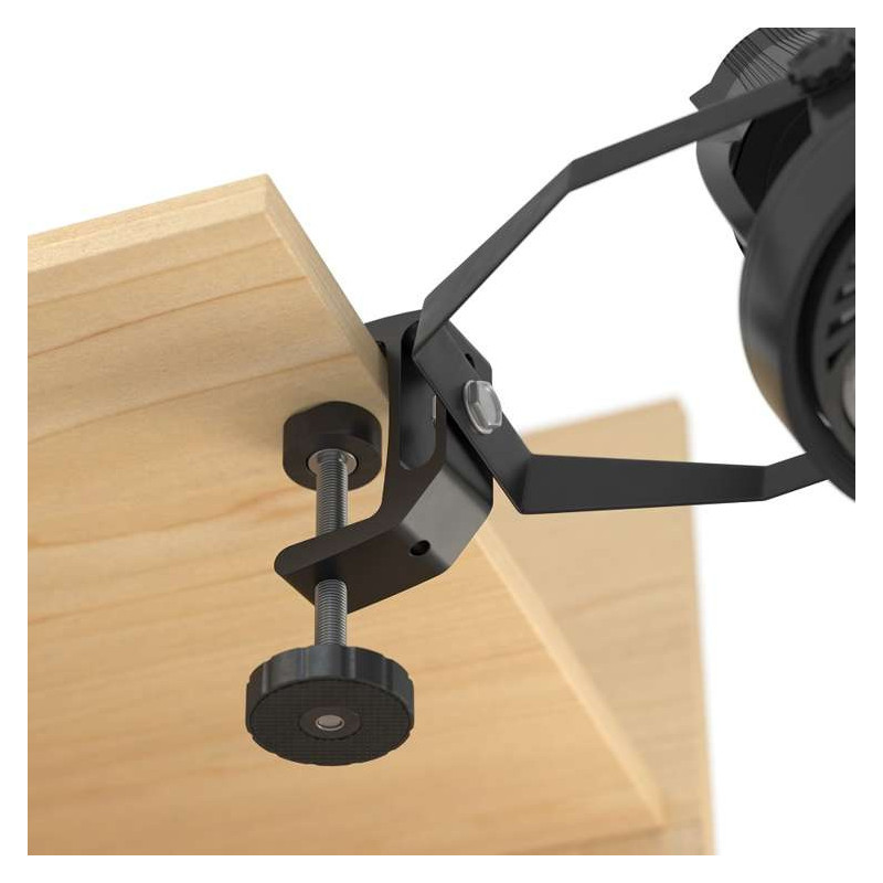 VERTICANA® Press Holder | CZARNY | Oprawa zaciskowa z kablem 2m i włącznikiem VERTICANA® Press Holder | CZARNY | Oprawa zaciskowa z kablem 2m i włącznikiem