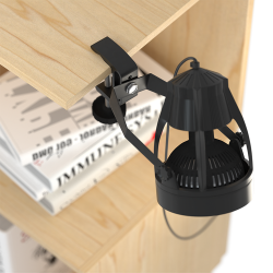 VERTICANA® Press Holder | CZARNY | Oprawa zaciskowa z kablem 2m i włącznikiem VERTICANA® Press Holder | CZARNY | Oprawa zaciskowa z kablem 2m i włącznikiem