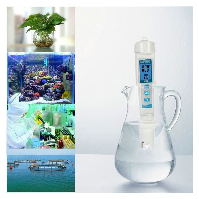 Miernik pH/ATC//TDS/EC/ temperatury 4in1