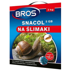 Bros Snacol Granulat Na Ślimaki 05Gb 3Kg - zwalczanie ślimaków w uprawie roślin
