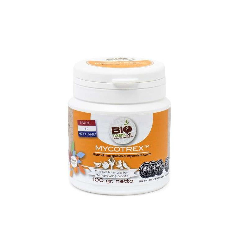 BIOTABS MyCotrex 100g - mikoryza, mieszanka 9 gatunków zarodników grzybów BIOTABS MyCotrex 100g - mikoryza, mieszanka 9 gatunków zarodników grzybów