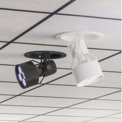 VERTICANA® Ceiling Holder | CZARNY | Oprawa na żarówkę do sufitu podwieszanego