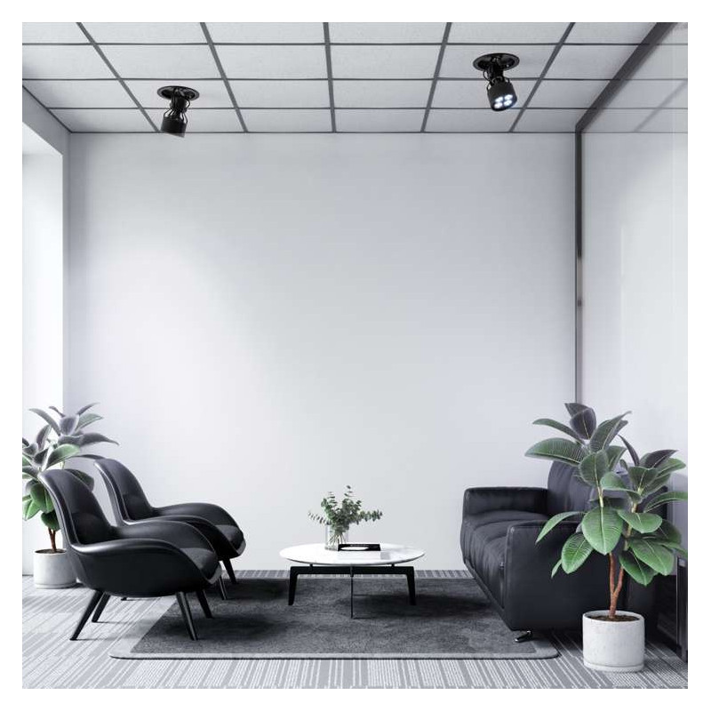 VERTICANA® Ceiling Holder | CZARNY | Oprawa na żarówkę do sufitu podwieszanego