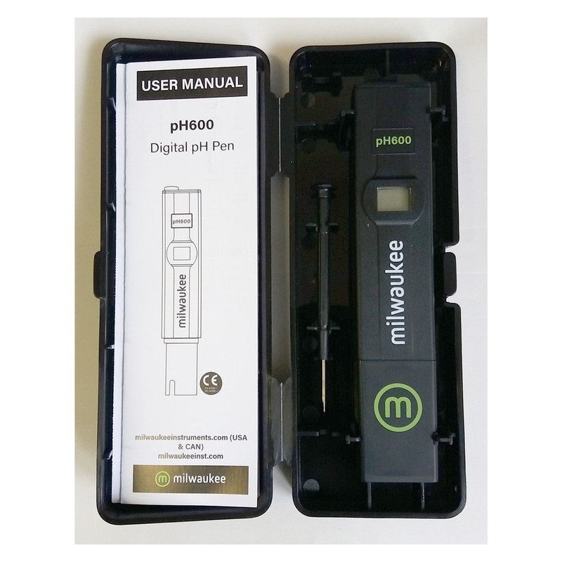 Milwaukee PH600 miernik pH do wody tester (PH-600) Milwaukee PH600 miernik pH do wody tester (PH-600)