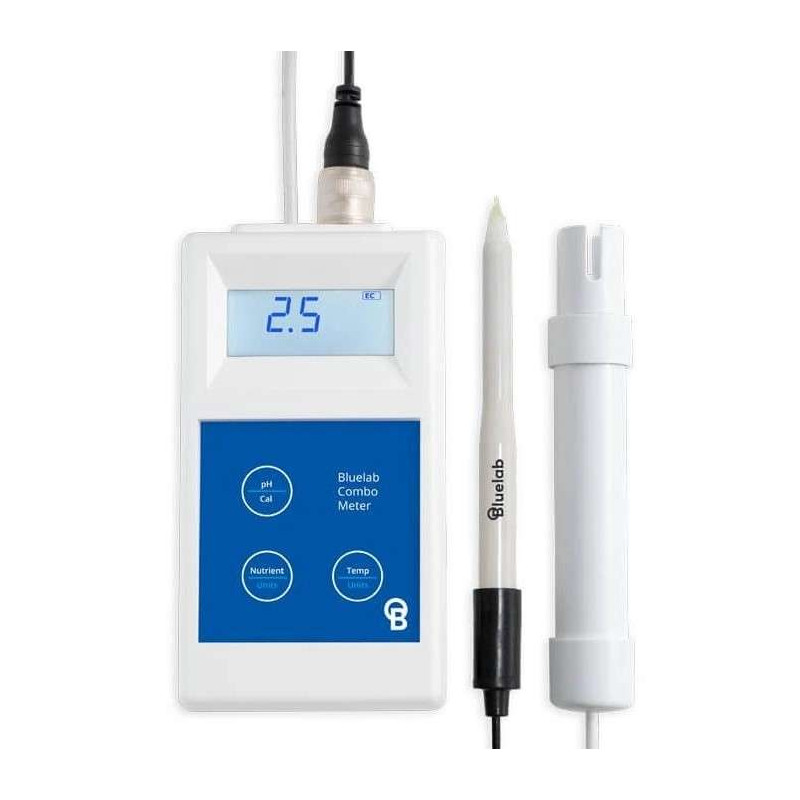 Bluelab Combo Meter Plus przenośny miernik pH, EC i temperatury + funkcja ATC i pomiaru ph ziemi Bluelab Combo Meter Plus przenośny miernik pH, EC i temperatury + funkcja ATC i pomiaru ph ziemi