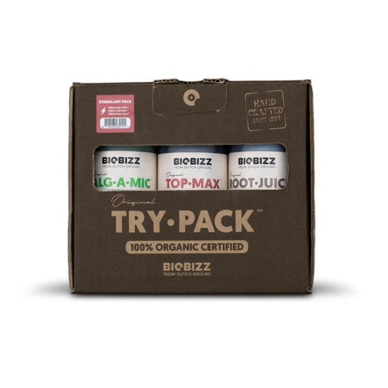 Zestaw boosterów i stymulatorów Biobizz TRY-PACK STIMULANT 3x250ml | trypack dla 1-4 roślin Zestaw boosterów i stymulatorów Biobizz TRY-PACK STIMULANT 3x250ml | trypack dla 1-4 roślin