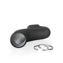 AC Infinity Przewód wentylacyjny czterowarstwowy nieprzepuszczający światła czarny 102mm 2,43m AC Infinity Przewód wentylacyjny czterowarstwowy nieprzepuszczający światła czarny 102mm 2,43m