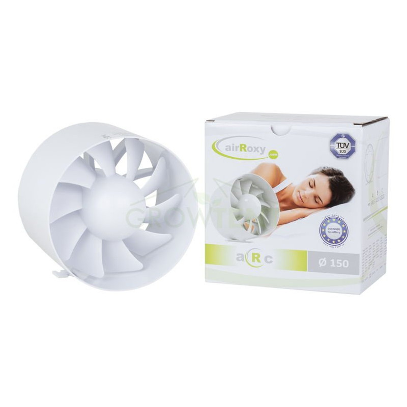 airRoxy wentylator osiowo-kanałowy quiet (silent) 150mm 257m3 airRoxy wentylator osiowo-kanałowy quiet (silent) 150mm 257m3