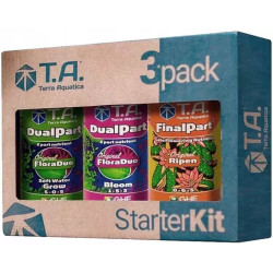 GHE Terra Aquatica TRIPACK FLORA SOFT TriPart DUO / DUAL - zestaw 3 nawozów do miękkiej wody