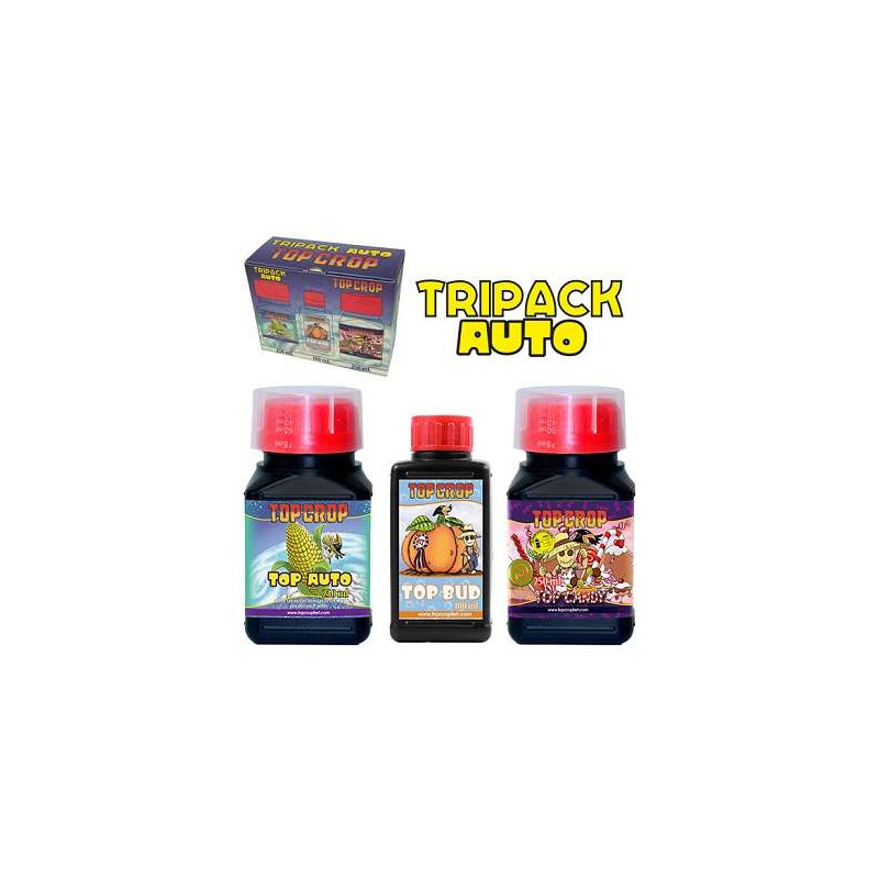 Top Crop Tripack Auto - tri pack zestaw nawozów dla roślin autokwitnących Top Crop Tripack Auto - tri pack zestaw nawozów dla roślin autokwitnących