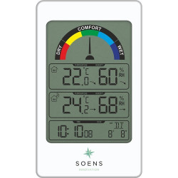 Stacja pogody 2measure - termometr, higrometr, RCC (mierzy wilgotność&temp na zew. czujniku)