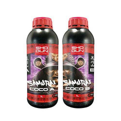 Nawóz Shogun Fertilisers Samurai Coco 2x1L (A&B) - odżywka bazowa do uprawy w kokosie