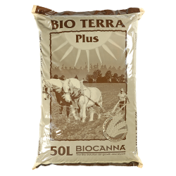 BioCanna Bio Terra PLUS ziemia kwiatowa 50L - mieszanka podłoża od Canna